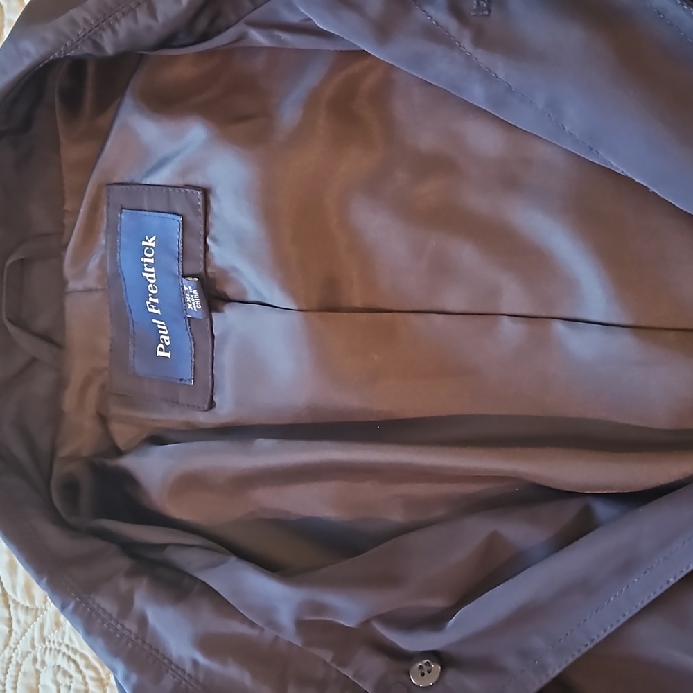 Paul Frederick Lightweight Lined Men's Top Coat.  XXLT - Picture 6 of 6